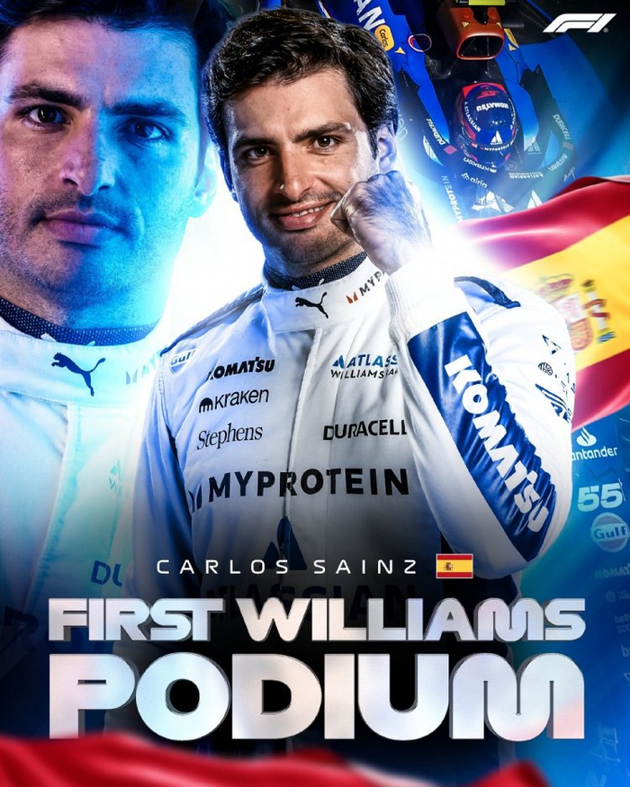 包含威廉姆斯碾压哈斯车队，拉塞尔高光表现的词条