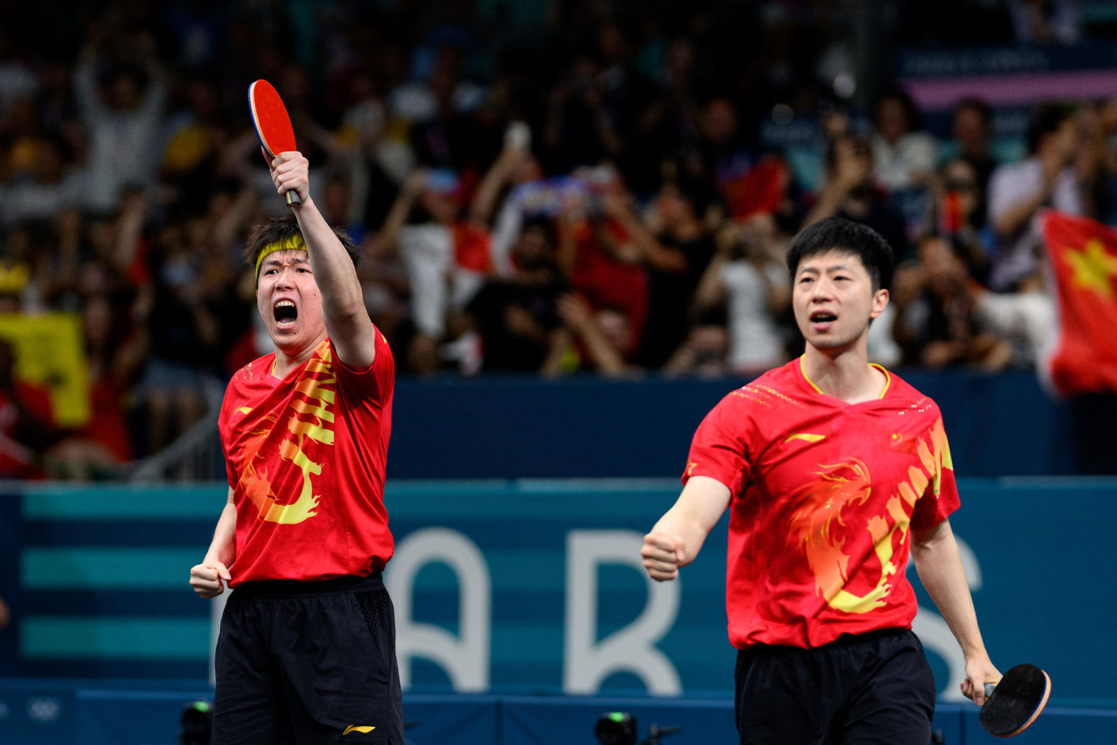 中国队绝杀法国队，马龙刷新纪录